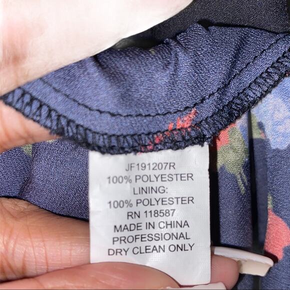 Jason Wu Floral Blouson Dress 100% Silk Sz 10 - Picture 6 of 10